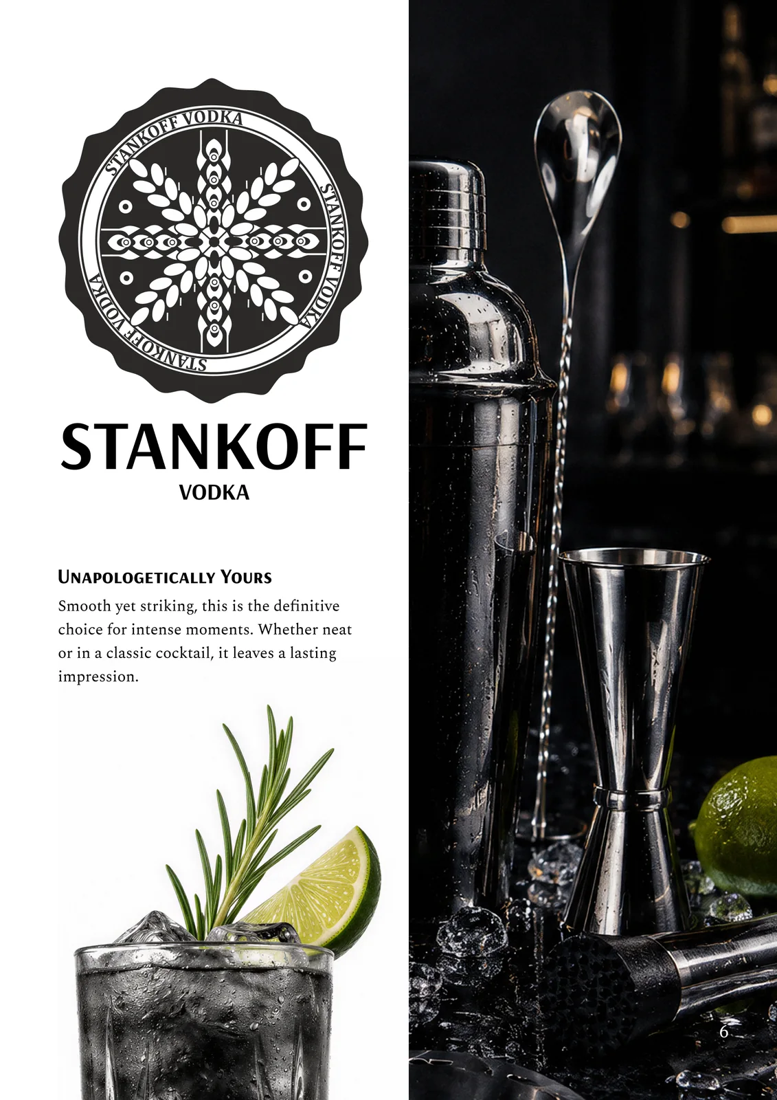 STANKOFF Black Edition at the bar